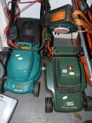 Black & Decker 33cm & Bosch 320 Rotary Lawnmower