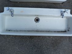 Large Laboratory Sink with 2 Taps