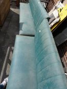 2 Green Upholstered Bar Seats