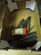 Box Containing Drill Bits
