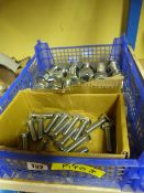 Box Containing Galvanised Nuts & Bolts