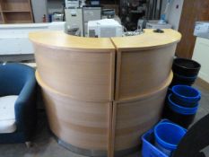 Light Beech Reception Unit