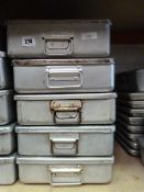 5 Aluminium Grundy Roasting Tins with Lids