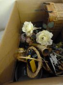 Large Box of Bric-a-Brac including Toys - Prints etc