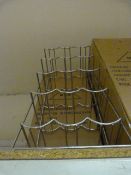 Chrome 15 Bottle Wire Wine Rack