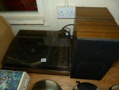 Stereo Sound Record Player & 2 Speakers