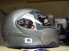 Crivet Open Face Motor Cycle Helmet - Extra Large