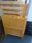 Light Oak Child's Cot