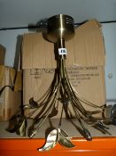 Brass Halogen Ceiling Lamp