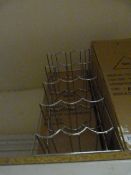 Chrome 15 Bottle Wire Wine Rack