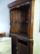 Large Pine Corner Cabinet