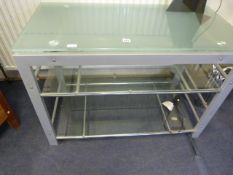 Glass Topped TV & Video Unit