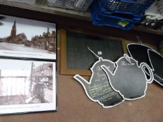 5 Chalk Boards & 2 Prints of Anlaby Road Hull