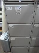 Bisley 4 Drawer Foolscap Filing Cabinet - Grey