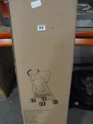 Baby Start Black & White Pushchair