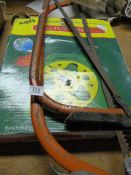 2 Bow Saws & Flat Lay Hose Pipe