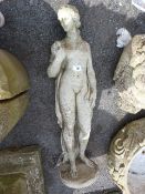 Ornamental Concrete Figure of A Lady