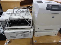 2 Laser Printers - Exhibition Stand & Quantity of Waste Bins