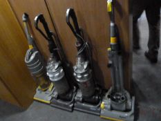 4  Assorted Dyson Vacuums