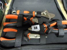 4 Piece Plier & Spanner Set