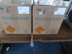 2 Boxes of Brass Candle Sticks - Crockery - Hard Backed Books etc