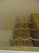 Chrome 15 Bottle Wire Wine Rack