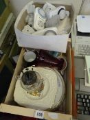 Box of Cds - Box of China Ware & Timer Switches