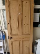 2 Vintage Pine Doors
