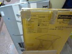 Folding Wood Table & Parking Barrier