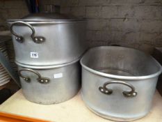Large Aluminium Oval Steamer