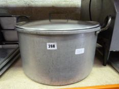 Large Aluminium Lidded Pan