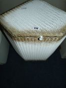 Lloyd Loom Type Linen Basket