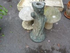 2 Ornamental Garden Mushrooms & Another