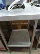 Stainless Steel Preparation Table with Undershelf