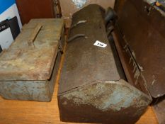 2 Engineer's Tool Boxes Containing Ring Spanners etc