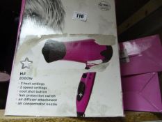 3 x 3 Speed Pink Hair Dryers