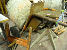 Bell Half Bag 240 Volt Cement Mixer with Stand