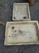 2 Victorian Stoneware Sinks