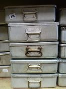 5 Aluminium Grundy Roasting Tins with Lids