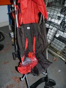 Red & Black Mamas & Papas Push Chair