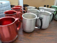 6 Aluminium Water Jugs