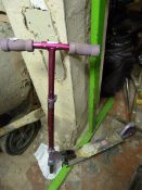 Girl's Pink Scooter