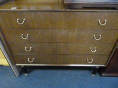 1950's Chest of 4 Long Drawers
