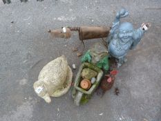 Selection of Concrete & other Garden Ornaments