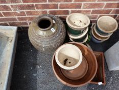 Collection of Terracotta & Other Plant Pots