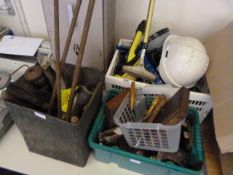 3 Boxes of Decorating - Gardening & other Tools