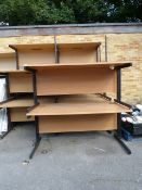 Large Quantity of Desks & Work Stations