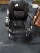 BLACK GUEST CHAIR