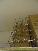 Chrome 15 Bottle Wire Wine Rack