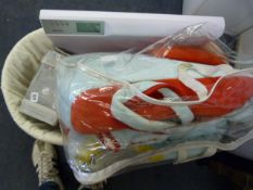 Child's Crib - Baby Weighing Scales - Phone etc